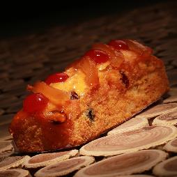 Small Candid Orange fruit Cake