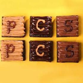 6 pc assorted Brownie
