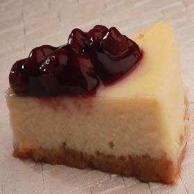 baked cherry cheese cake pastry
