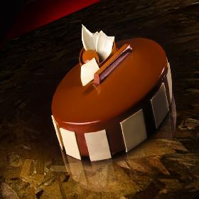 crunchy hazelnut with milk chocolate-500gms eggless cake home delivery
