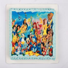 Disney Children's Eggless Photo Cake online