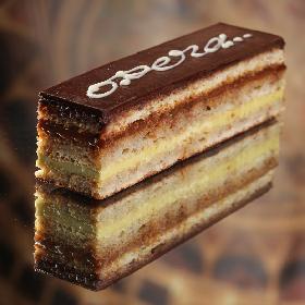 Pistachio opera pastry