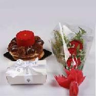 Desire 300gms with flower and 100gms chocolate pralines