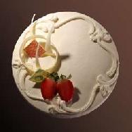 French Fresh Cream Strawberry Cake 500gms