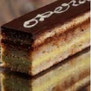 Pistachio opera pastry