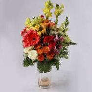 Vase with Assorted Flowers