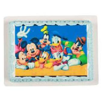 order Disney family 2kg children's eggless Photo cake online