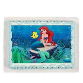 Mermaid Eggless Photo Cake