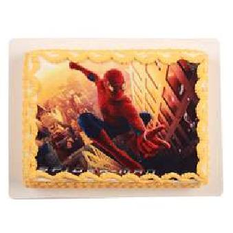 Spider Man Eggless Photo Cake